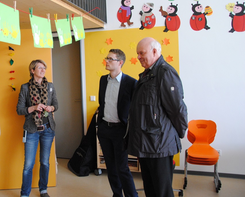 v.l.: Susanne Niesel, Michael Lehmann, Bernd Hitzler MdL
